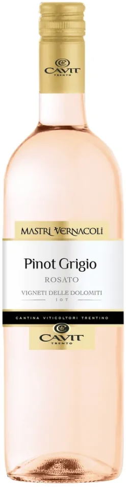 Pinot Grigio Rosato IGT Delle Dolomiti Mastri Vernacoli Cavit Trentin Roséwein Trocken