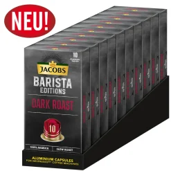 JACOBS Kapseln Barista Editions Dark Roast 10 10x10 Nespresso®* Kompatibel