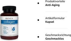 Biovea COLLAGEN 750mg 120 Kapseln -Essen Verkäufe 025fda94c54fb859d108268a09386d9c