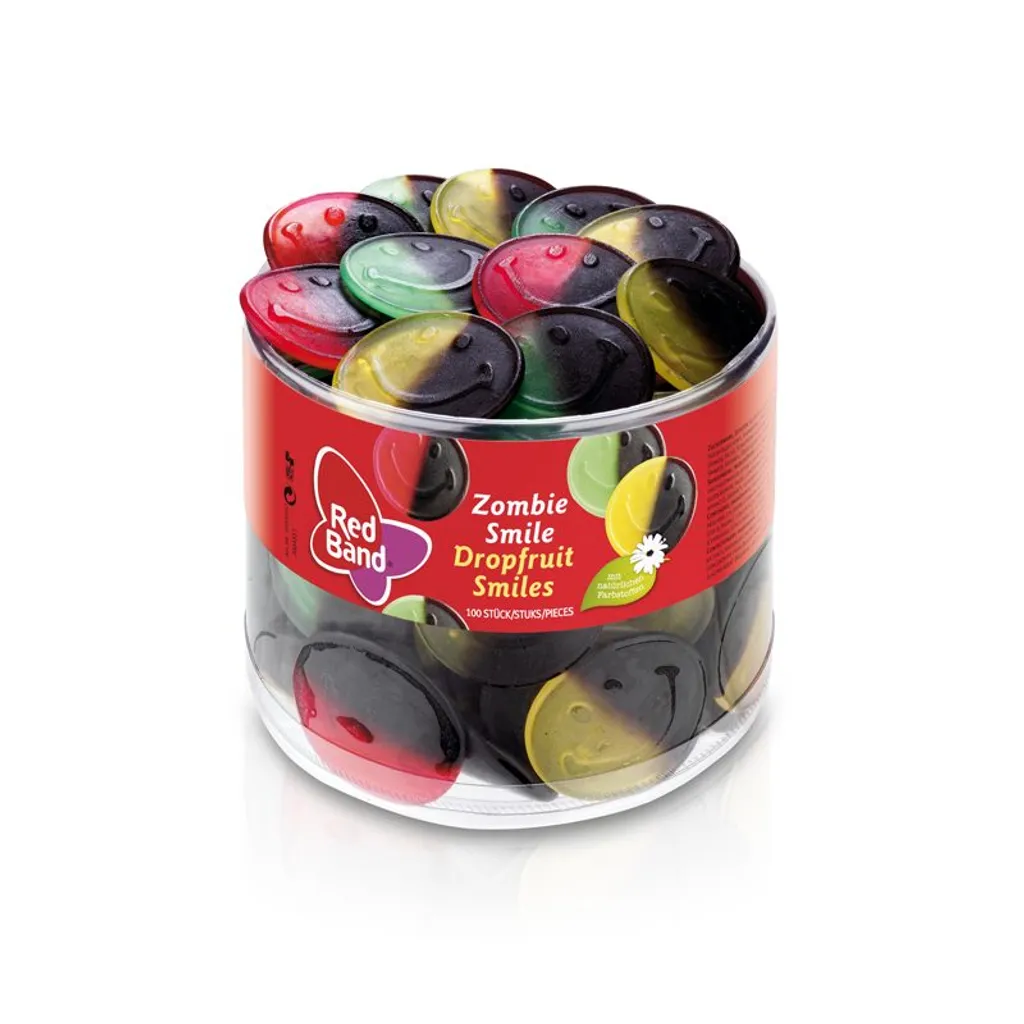 Red Band Zombie Smile Fruchtgummi Und Lakritz 3 Fach Sortiert 1200g 1 Red Band Zombie Smile Fruchtgummi Und Lakritz 3 Fach Sortiert 1200g