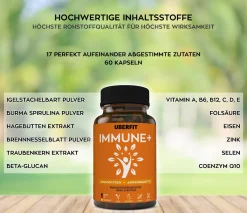 UberFit IMMUNE+ Natürlicher Komplex Zur Unterstützung Für Das Immunsystem -Essen Verkäufe 03c1fa841677d28f573b57fc5c65b06f