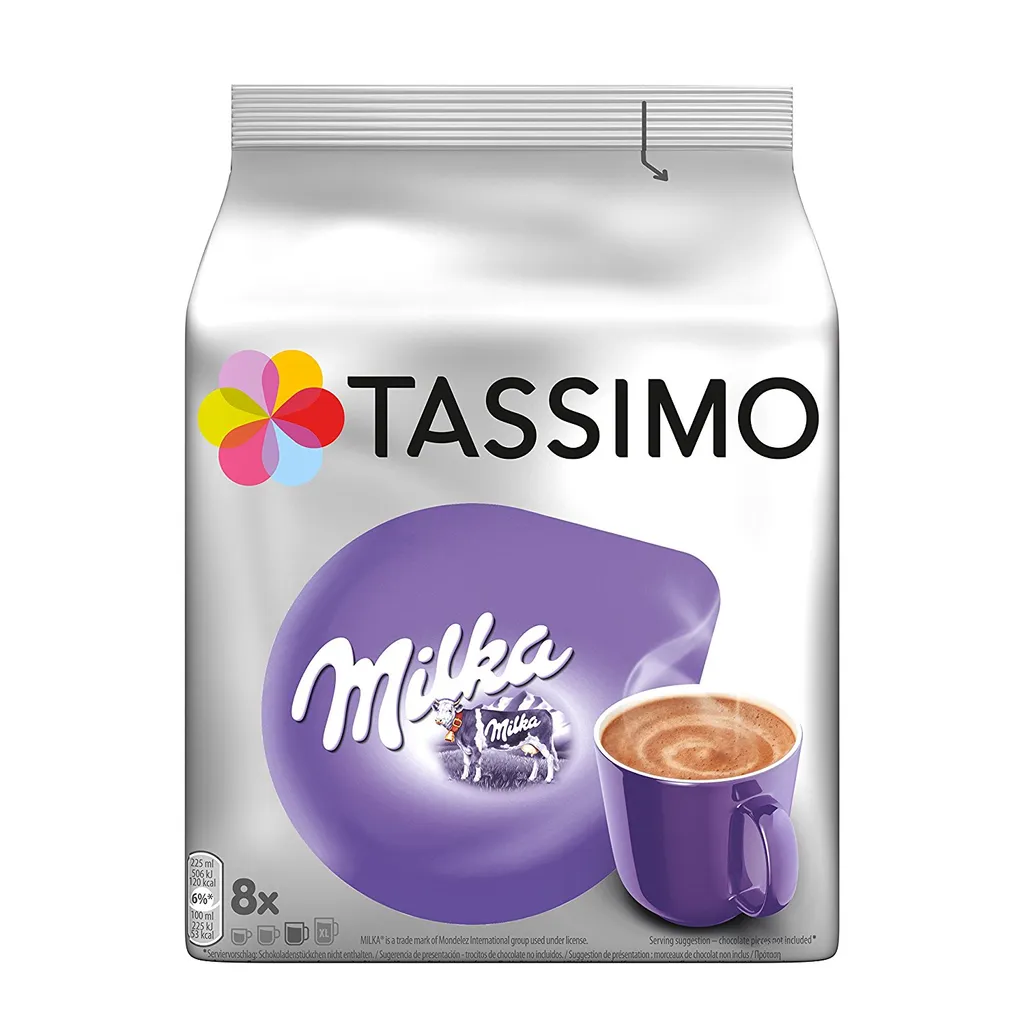 Jacobs TASSIMO Milka 5er Pack Kakaospezialität T Discs Kapseln 5 X 8 Getränke 2 Jacobs TASSIMO Milka 5er Pack Kakaospezialität T Discs Kapseln 5 X 8 Getränke – Bild 2