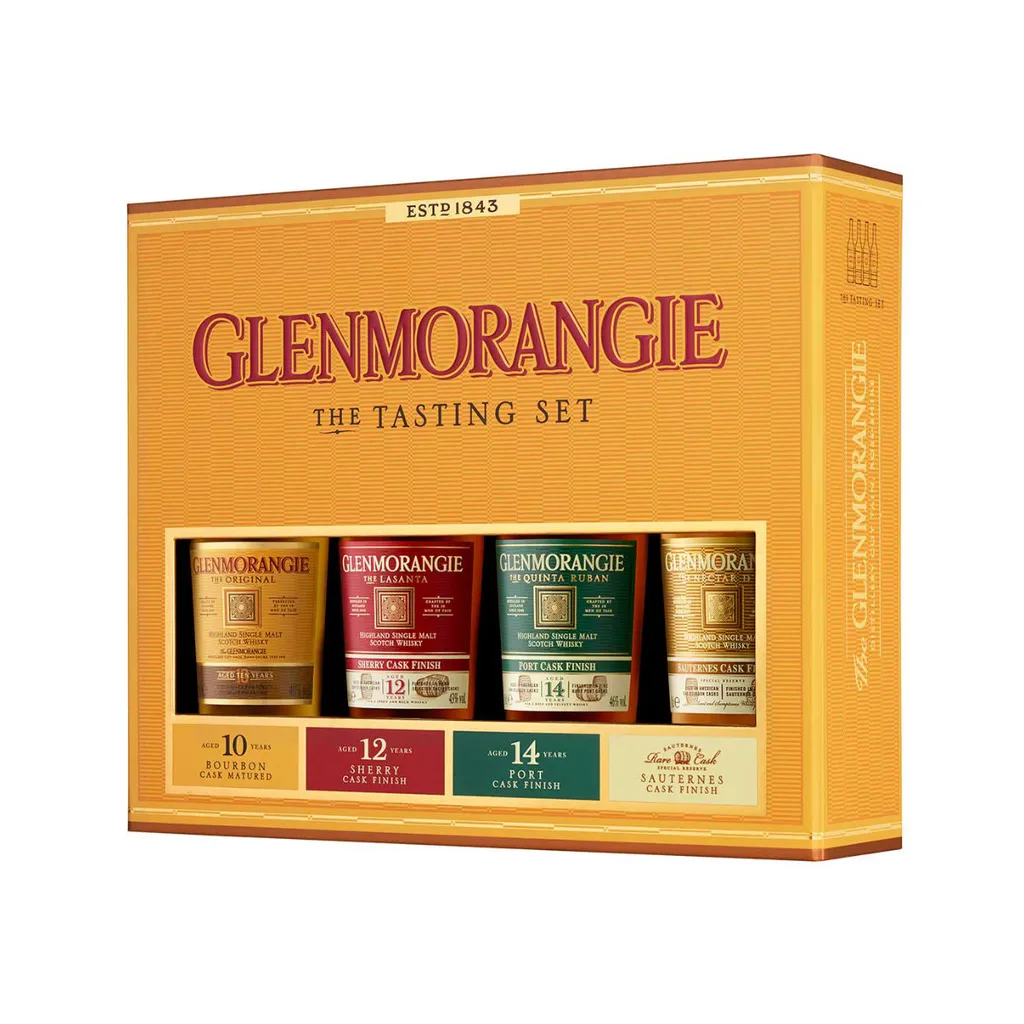 Moet Hennessy Glenmorangie Whisky Tasting Set Mit Den 4 Glenmorangie Favoriten 400ml 1 Moet Hennessy Glenmorangie Whisky Tasting Set Mit Den 4 Glenmorangie Favoriten 400ml