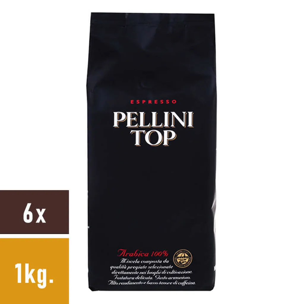 Pellini - TOP 100% Arabica Bohnen - 6x 1 Kg 2 Pellini - TOP 100% Arabica Bohnen - 6x 1 Kg – Bild 2
