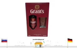 William Grant & Sons Irish Brands Ltd. Grant´s TRIPLE WOOD "Blended Scotch Whisky" Alc. 40% Vol. 0,7L In Box + Glas