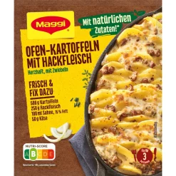 Maggi Fix Für Ofen Kartoffeln Mit Hackfleisch Mit Röstzwiebeln 34g