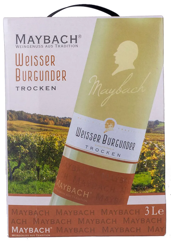 Blue Nun Maybach Weisser Burgunder Trocken 12% 3,0L BiB (D) 1 Blue Nun Maybach Weisser Burgunder Trocken 12% 3,0L BiB (D)