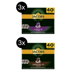 JACOBS Lungo 8 + Espresso 10 Nespresso®* Kompatibel - 240 Kapseln XXL-Pack -Essen Verkäufe 083f988687f885ad580e5cb37567d764