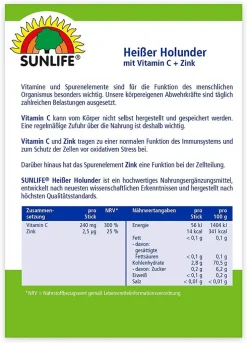 Sunlife Heißer Holunder + Granatapfel Sticks 20 Stück Im Doppelpack -Essen Verkäufe 093eb132e75a7e4e8d7efbe379c6fb21