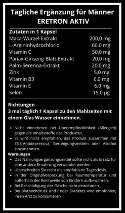 UNICORN BIRGADE Eretron Aktiv – Gesundheitskapseln Für Männer -Essen Verkäufe 0994e1bbee2bec004b79d5cdcacc754a