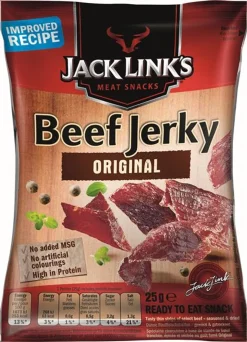 LSI – Germany GmbH Jack Links Beef Jerky Original 100 Prozent Lean Beef Snack 25g -Essen Verkäufe 0a0a3b45cb41c0d2dc6ff593dae137e3