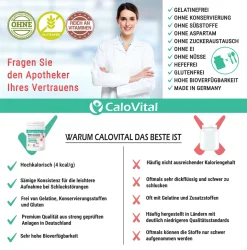 KAP3 Trinknahrung Hochkalorisch Für Gewichtszunahme | Kohlenhydrate & Eiweiß Als Kalorien Shake | Hochdosiert Mit Vielen Vitaminen | CaloVital - Aus Deutschland (Erdbeere 500g) -Essen Verkäufe 0a9576aa737e20629766b6bbdcd188d2