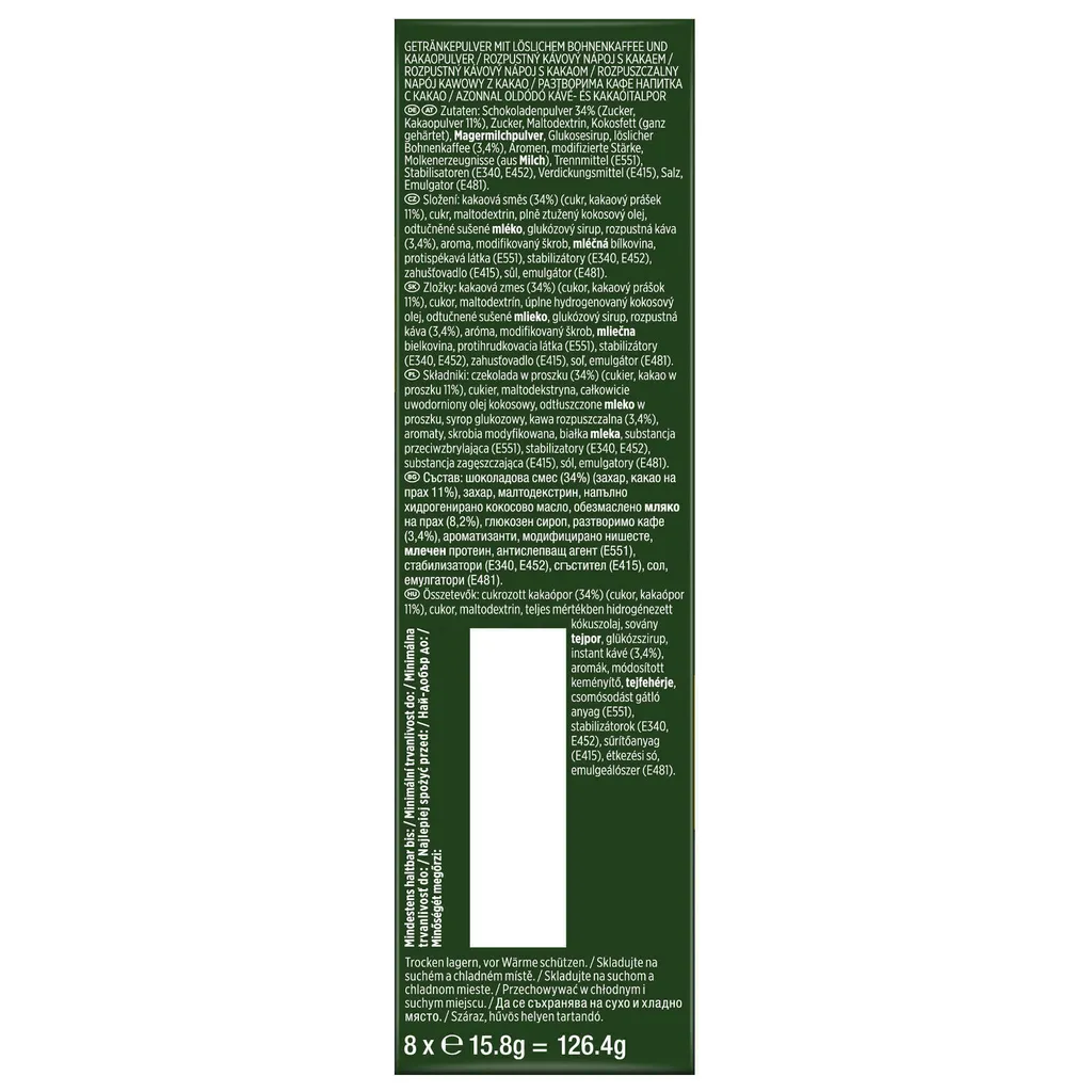 JACOBS Löskaffee Typ Cappuccino Milka* Geschmack 10 X 8 Sticks - 80 Getränke 5 JACOBS Löskaffee Typ Cappuccino Milka* Geschmack 10 X 8 Sticks - 80 Getränke – Bild 5