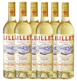 Lillet Blanc Aperitif | 17 % Vol | 6 X 0,75 L