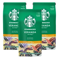 Nestlé® Starbucks Veranda Blend Kaffee, 3er Set, Blonde Roast, Röstkaffee, Mild Mit Kakao-Noten, Gemahlen, 3 X 200 G