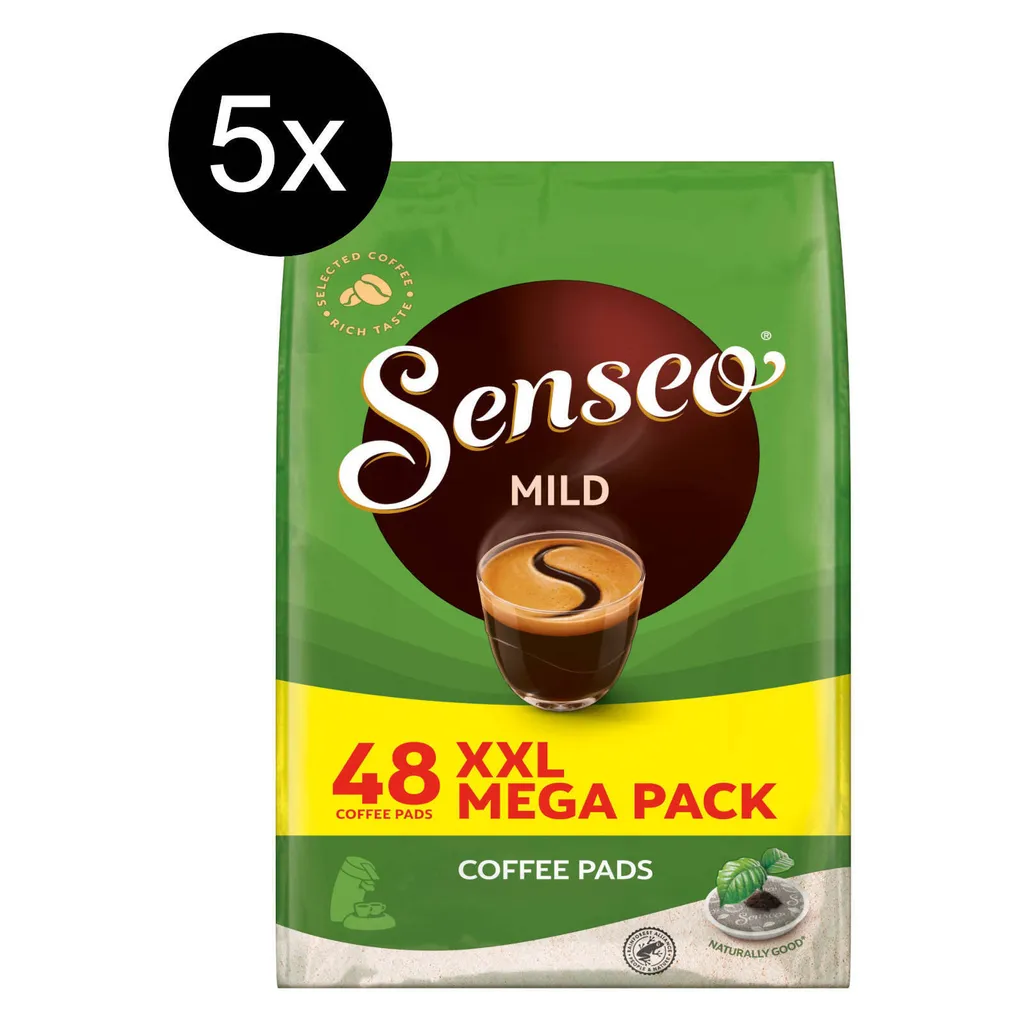 SENSEO Pads Mild Senseopads 240 Getränke Kaffeepads XXL Pack 1 SENSEO Pads Mild Senseopads 240 Getränke Kaffeepads XXL Pack