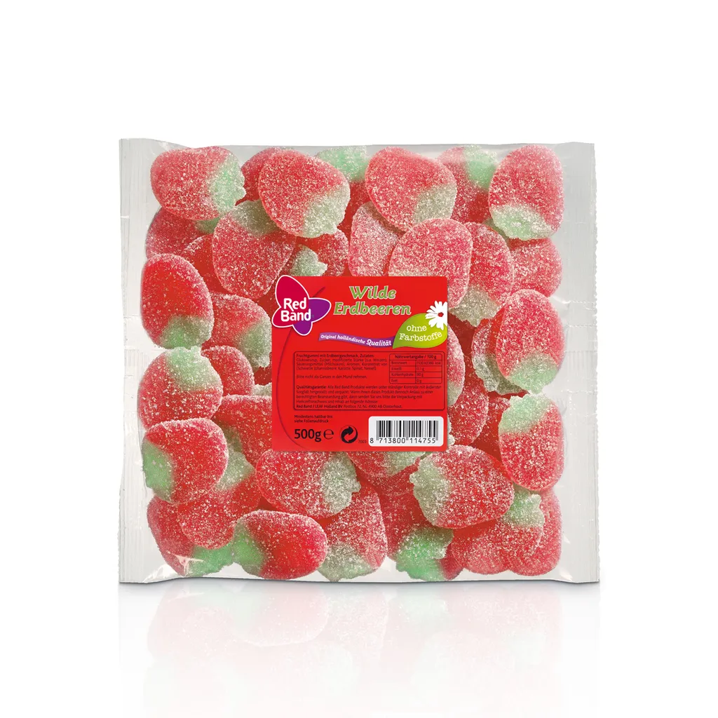 Cloetta Red Band Wilde Erdbeeren Fruchtig Süß Und Ohne Gelatine 500g 1 Cloetta Red Band Wilde Erdbeeren Fruchtig Süß Und Ohne Gelatine 500g