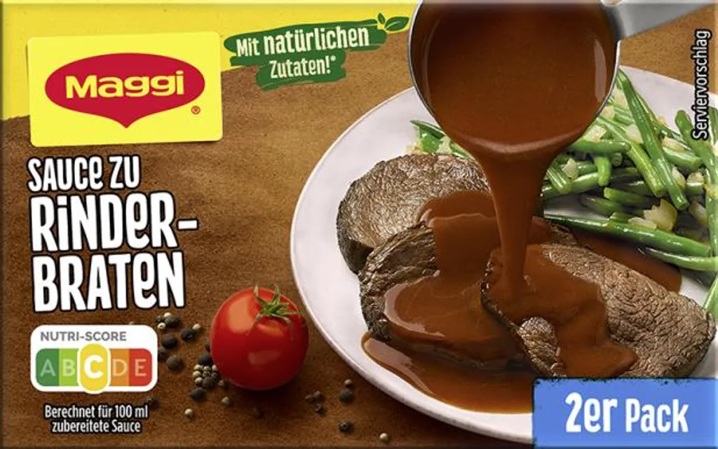 Maggi Sauce Zu Rinderbraten Für Fleischgerichte 58g 2er Für 2x 250ml 3 Maggi Sauce Zu Rinderbraten Für Fleischgerichte 58g 2er Für 2x 250ml – Bild 3