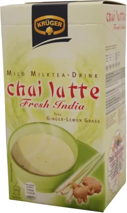 Krüger Family Krüger You Chai Latte Typ Ingwer-Zitronengras Fresh India Extra Cremig | 10 Portionen -Essen Verkäufe 0f0b2108026271c9a7be45032891aa41