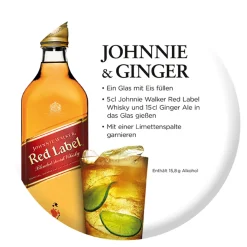 Johnnie Walker Red Label Blended Scotch Whisky | 40 % Vol | 0,7 L -Essen Verkäufe 0f35c064b6e6202a7c62b2a19e959b50