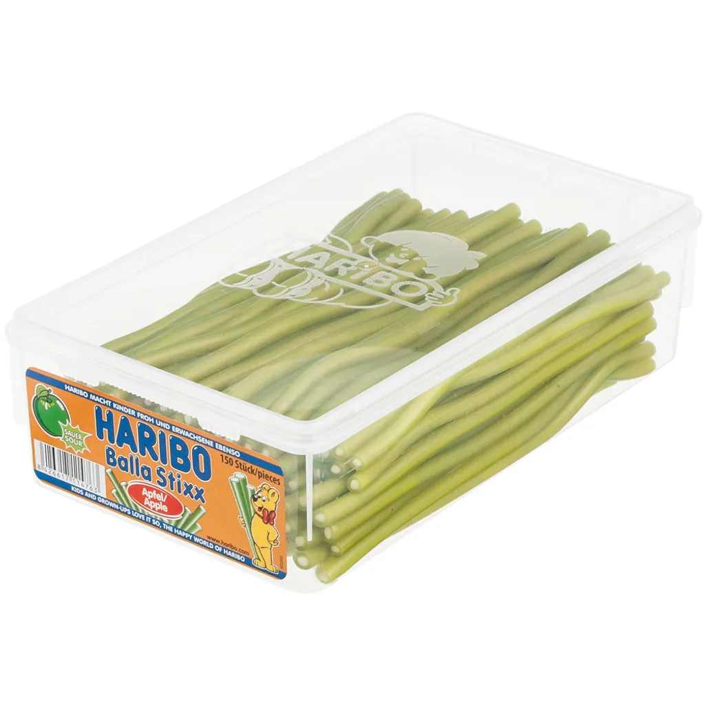 Haribo Balla Stixx Saurer Apfel Fruchtgummi Schnüre Konfekt 1125g 11 Haribo Balla Stixx Saurer Apfel Fruchtgummi Schnüre Konfekt 1125g – Bild 11