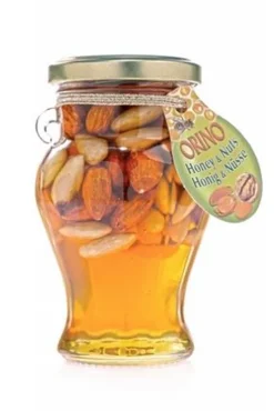 Creta Mel Orino Honig Mit Verschiedenen Nüssen 250g Amphore Aus Kreta
