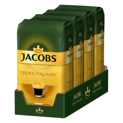 JACOBS Kaffeebohnen Expertenröstung Crema Italiano 4x1kg Ganze Kaffee Bohnen -Essen Verkäufe 1148f78efa61ade81832984d7cb29708