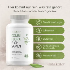 Effective Nature Bio-Flohsamenschalen - 240 Kapseln - 3600 Mg Flohsamenschalen Pro Tag - Psyllium Husk -Essen Verkäufe 1238e37f5a6368e94dca219562458619