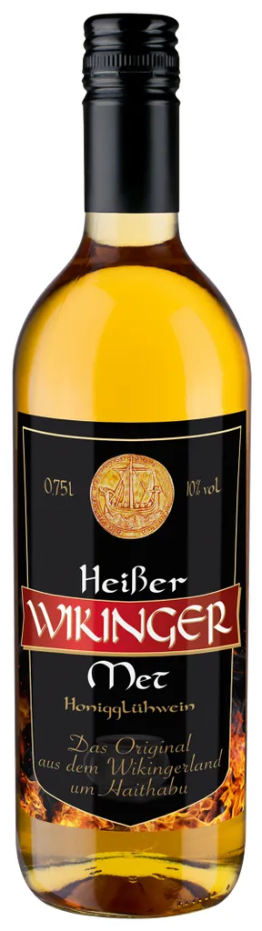 Waldemar Behn Heisser Wikinger Met Honigglühwein 0,75l.Flasche 2 Waldemar Behn Heisser Wikinger Met Honigglühwein 0,75l.Flasche – Bild 2