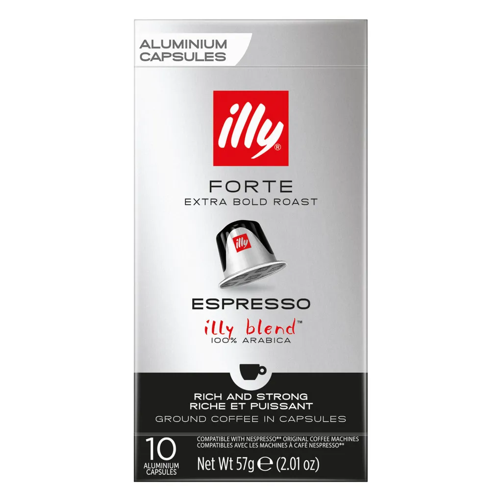 Illy - Forte Espresso Kaffeekapseln - 10 Kapseln 1 Illy - Forte Espresso Kaffeekapseln - 10 Kapseln