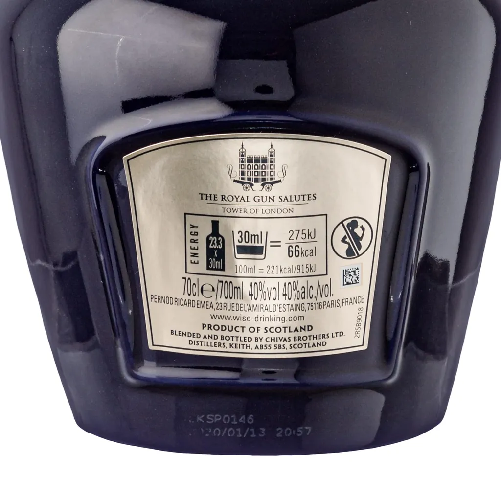 Chivas Regal Royal Salute 21 Jahre Blended Scotch Whisky In Geschenkpackung | 40 % Vol | 0,7 L 10 Chivas Regal Royal Salute 21 Jahre Blended Scotch Whisky In Geschenkpackung | 40 % Vol | 0,7 L – Bild 10