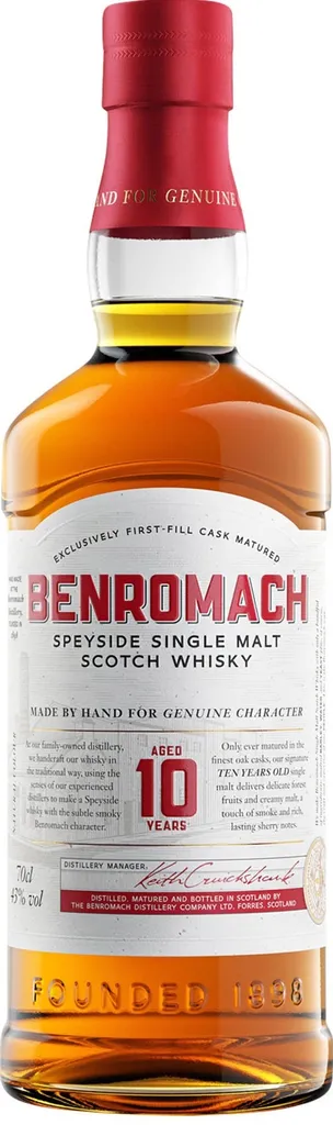 Benromach 10 Years Old Speyside Single Malt Scotch Whisky In Geschenkpackung | 43 % Vol | 0,7 L 2 Benromach 10 Years Old Speyside Single Malt Scotch Whisky In Geschenkpackung | 43 % Vol | 0,7 L – Bild 2