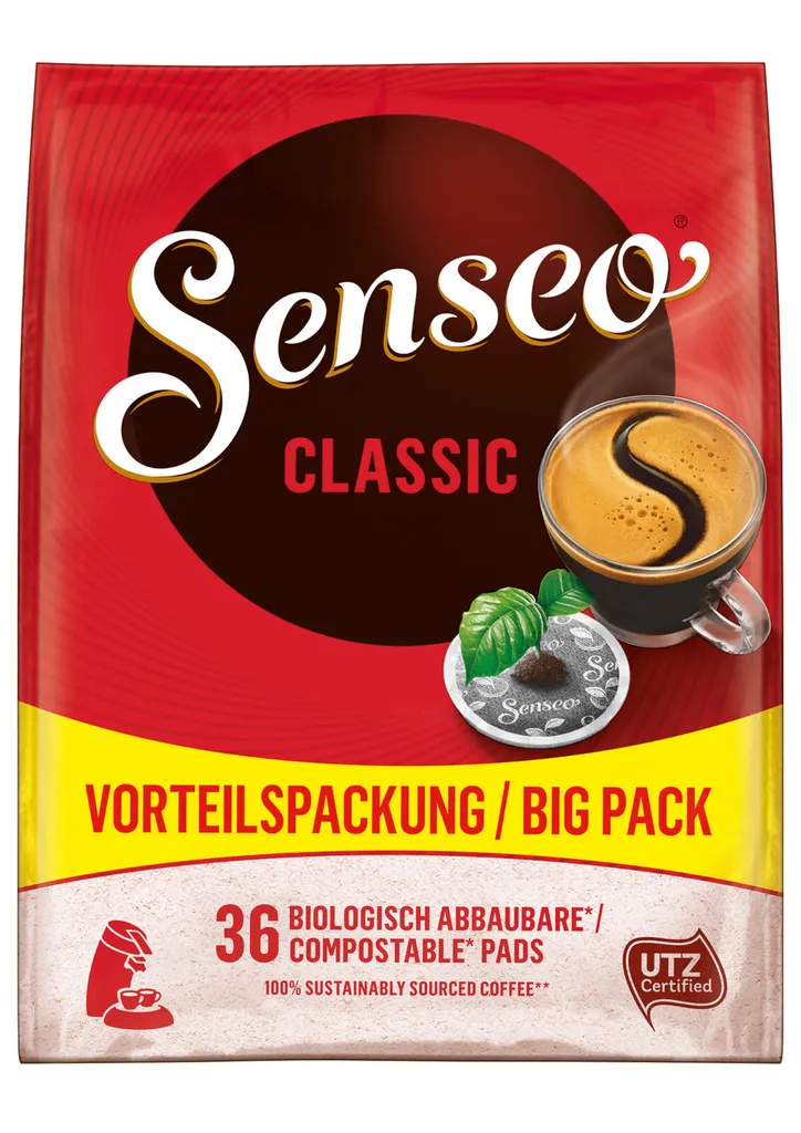 SENSEO Pads Classic UTZ 10 X 36 Getränke Pads Vorratspackung 2 SENSEO Pads Classic UTZ 10 X 36 Getränke Pads Vorratspackung – Bild 2