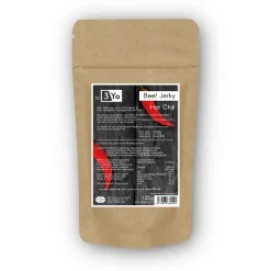 1kg Beef Jerky (8 X 125g) Hot Chili - 3Yo Nutrition - 51% Protein Biltong Trockenfleisch Fitnesssnack -Essen Verkäufe 17967e3bf2519bed1ce8582cce020e6e