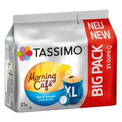 TASSIMO Kapseln Morning Café XL T-Discs Mild & Smooth 5 X 21 - 105 Getränke -Essen Verkäufe 17d176d9b0f46e97f23abd4785b10cec