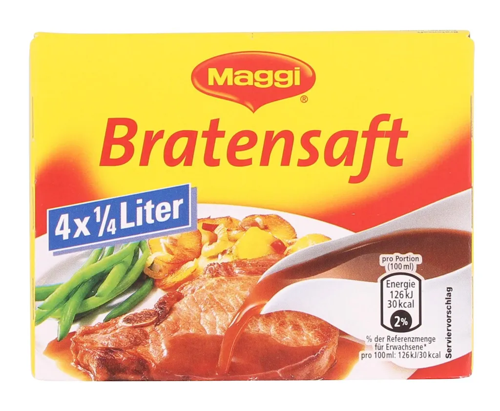 Maggi Bratensaft Zum Abrunden Oder Zu Fleisch 72g 4er Für 4x 250ml 2 Maggi Bratensaft Zum Abrunden Oder Zu Fleisch 72g 4er Für 4x 250ml – Bild 2