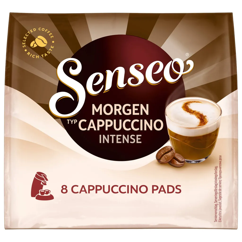 SENSEO Pads Typ Morgen Cappuccino Intense 10 X 8 Pads 80 Getränke 6 SENSEO Pads Typ Morgen Cappuccino Intense 10 X 8 Pads 80 Getränke – Bild 6