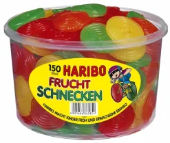 Haribo Frucht Schnecken Fruchtgummi Ohne Gelatine 150 Stück
