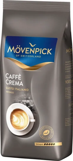 Mövenpick Caffè Crema Gusto Italiano Intenso | Ganze Bohne | 1000g