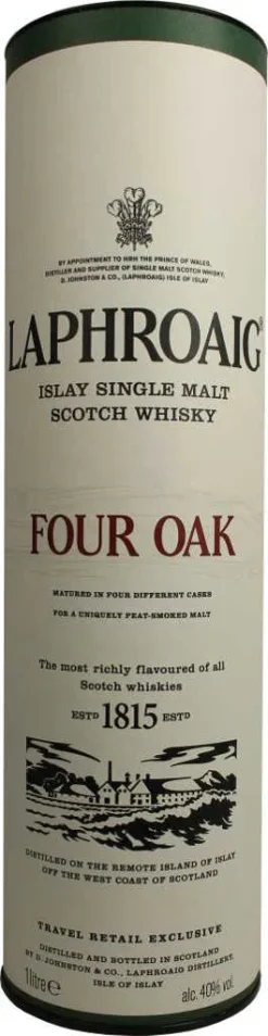 Laphroaig Four Oak Islay Single Malt Scotch Whisky 1,0l, Alc. 40 Vol.-% -Essen Verkäufe 1de1c9fa8007a50699cb525a5cb5ff0f