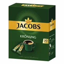 Jacobs Krönung, Instant Kaffee, Getränkepulver Zum Aufgießen, 20 Portionen à 1.8 G, Sticks -Essen Verkäufe 1efacb280224ecfdb6169406c27bc986