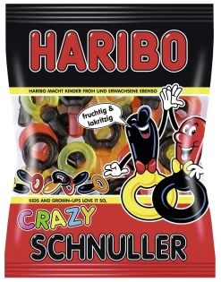 Haribo Crazy Schnuller Fruchtgummi Lakritz Veggie Gelatinefrei 200g -Essen Verkäufe 1f610fbab259bedc267a5ac6694f95ff