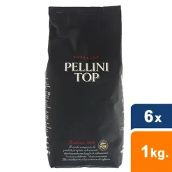 Pellini - TOP 100% Arabica Bohnen - 6x 1 Kg