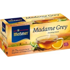 Meßmer Schwarztee Madame Grey Mit Bergamotte Und Orangen Aroma 43g -Essen Verkäufe 209186dd466717b6fb6404f5d1adfbe9