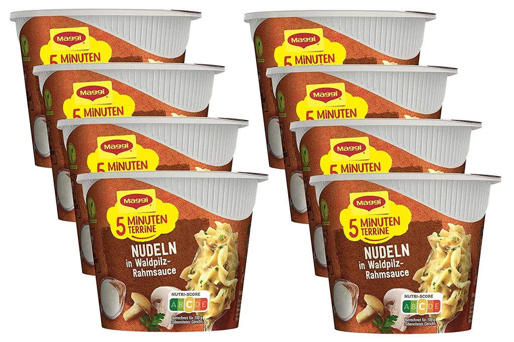 8 X Maggi - 5 Minuten Terrine - Nudeln In Waldpilz Rahmsauce (8 X 56g) 1 8 X Maggi - 5 Minuten Terrine - Nudeln In Waldpilz Rahmsauce (8 X 56g)