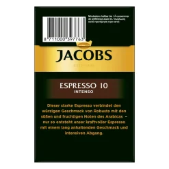 JACOBS Kapseln Espresso Intenso 5 X 40 Nespresso®* Kompatible Kaffeekapseln -Essen Verkäufe 211cd9c21037908ffa6427126694d593
