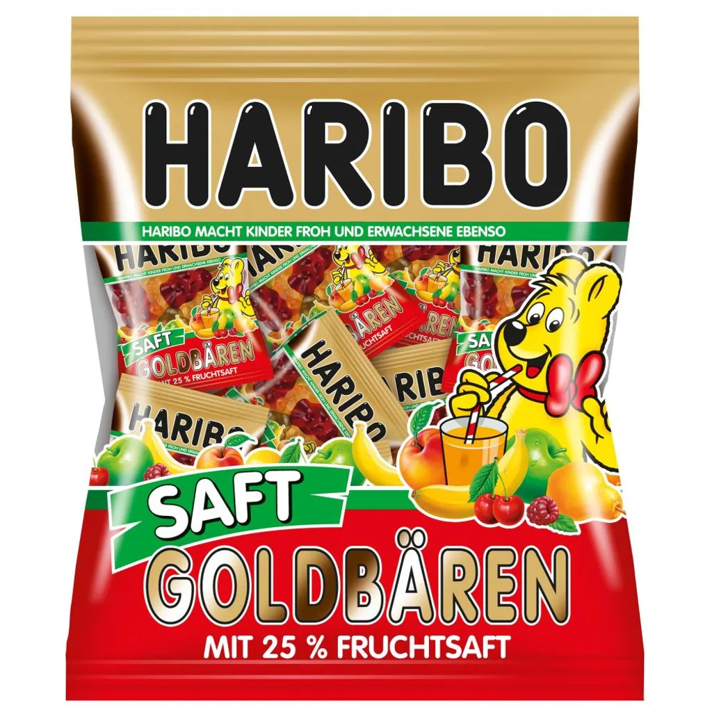 Haribo Saft Goldbären Minis Extraweich Mit 25% Fruchtsaft 220g 5 Haribo Saft Goldbären Minis Extraweich Mit 25% Fruchtsaft 220g – Bild 5