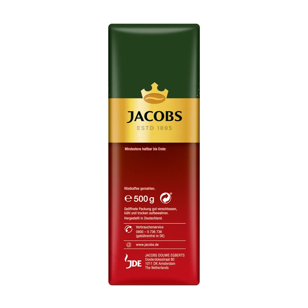 JACOBS Filterkaffee Meisterröstung 6 X 500 G Röstkaffee Gemahlen Pulverkaffee + 1 Becher + 1 Dose 5 JACOBS Filterkaffee Meisterröstung 6 X 500 G Röstkaffee Gemahlen Pulverkaffee + 1 Becher + 1 Dose – Bild 5