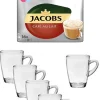 James Premium® Café Au Lait, + 6 Glastassen Mit Henkel 310cc