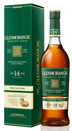 Glenmorangie The Quinta Ruban 14 Jahre Cask Finish Highland Single Malt Whisky In Geschenkpackung | 46 % Vol | 0,7 L
